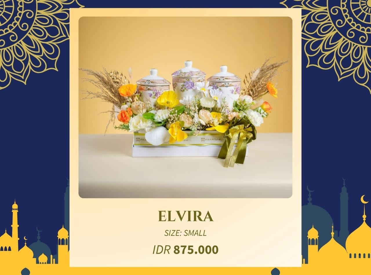 Vicenza Hampers 2025 Florist Elvira motif Camelia